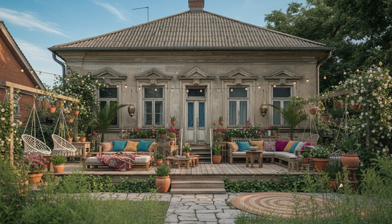 Garden makeover in Boho chic style