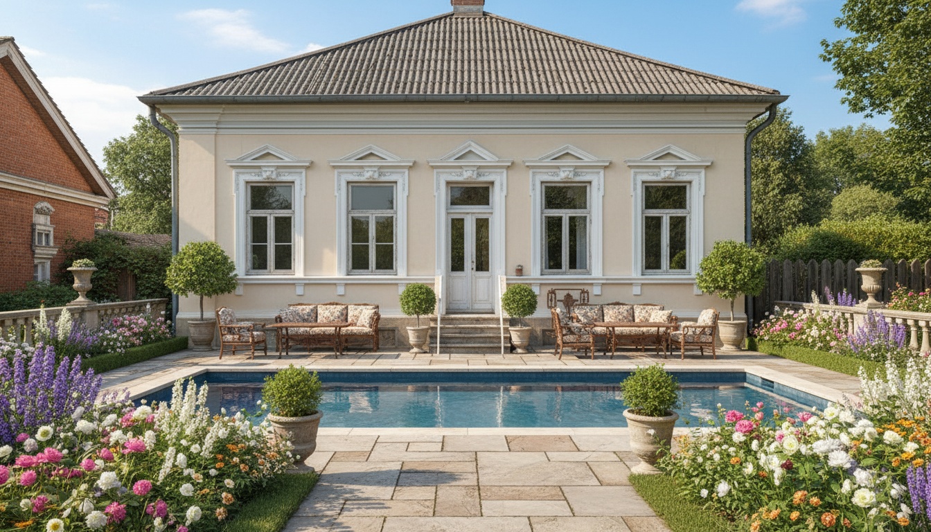 Garden makeover in traditional style